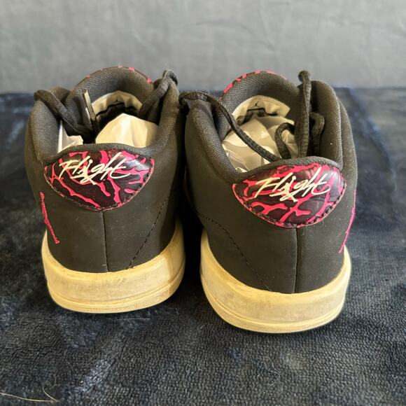 Air Jordan Flight Toddler Shoes US 8C Black Pink Gray Athletic Basketball Sports - Picture 9 of 10